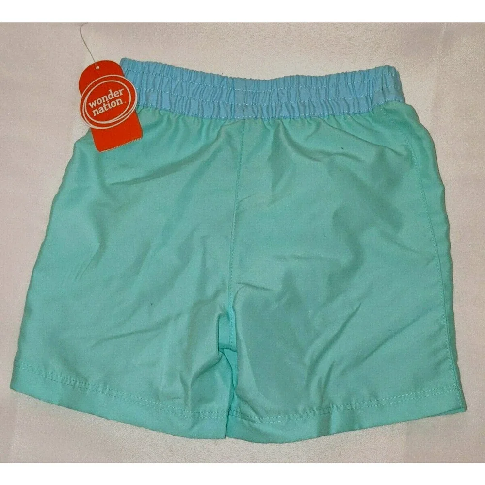 Wonder Nation Toddler Girls Swim Shorts Sz 2T Weight 26.5-30 lbs Height 32-33.5